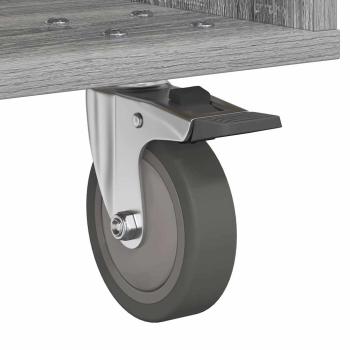 Nachttisch 2 pcs Graues Sonoma 40,5 x 40 x 48 cm Holzwerkstoff