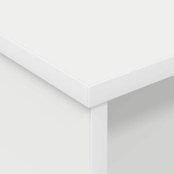 Nachttisch 2 pcs Weiß 40 x 31 x 15 cm Holzwerkstoff