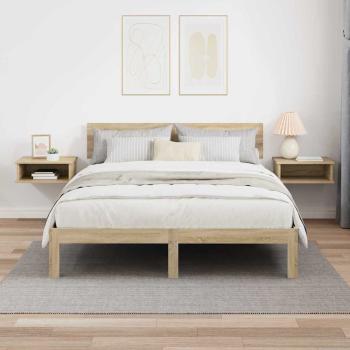 Nachttisch 2 pcs Sonoma-Eiche 40 x 31 x 15 cm Holzwerkstoff