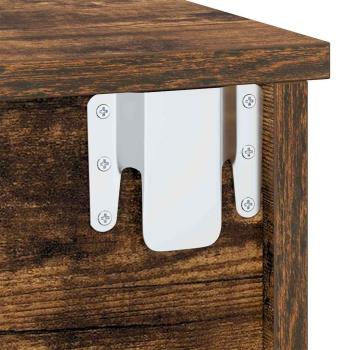 Nachttisch Geräucherte Eiche 40 x 31 x 15 cm Holzwerkstoff