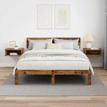 Nachttisch 2 pcs Altholz 40 x 31 x 15 cm Holzwerkstoff