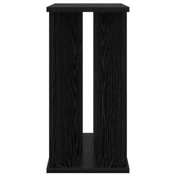 Beistelltisch Schwarz Eichen-Optik 35 x 25 x 50 cm