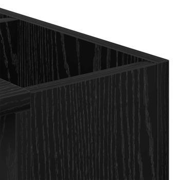 Couchtisch Schwarz Eichen-Optik 101,5 x 50 x 37 cm