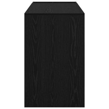 Schreibtisch Schwarz Eichen-Optik 109 x 50 x 78 cm