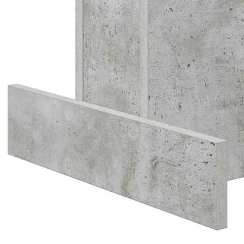 Beistelltisch Beton Grau 44,5 x 45 x 55 cm Holzwerkstoff