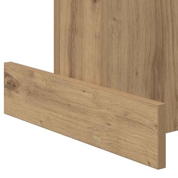 Beistelltisch Artisan-Eiche 44,5 x 45 x 55 cm Holzwerkstoff