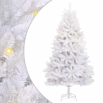 ARDEBO.de - Künstlicher Weihnachtsbaum Weiß 300 cm PVC und Metall