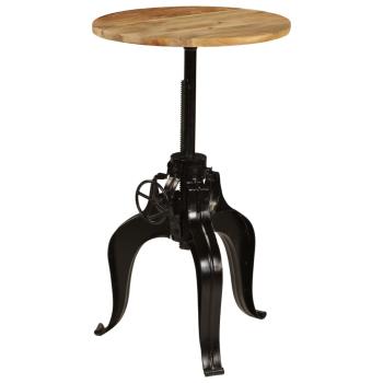 Bartisch Massivholz Mango 60×(76-110) cm