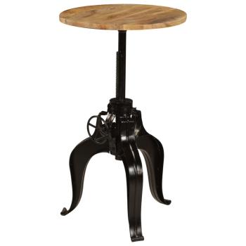 Bartisch Massivholz Mango 60×(76-110) cm