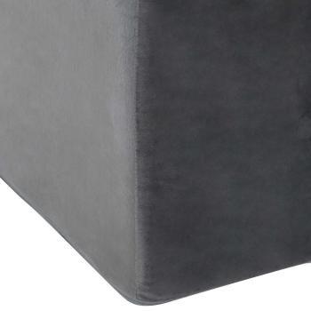 Beinkissen Grau 68 x 40 x 18 cm