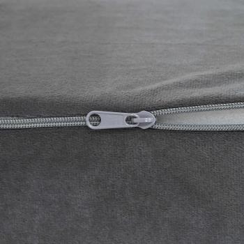 Bein Kissen Uni Grau