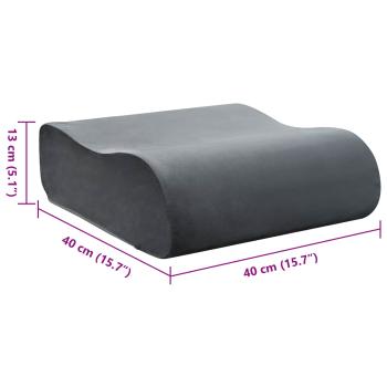 Sitzkissen Uni Grau