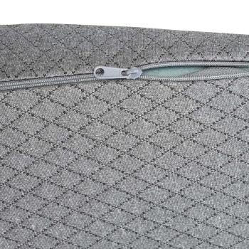 Keil Kopfkissen Uni Grau