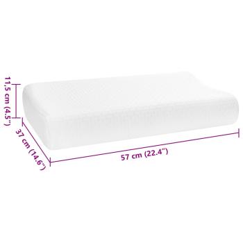 Schlafkissen Uni 60 x 37 x 12 cm