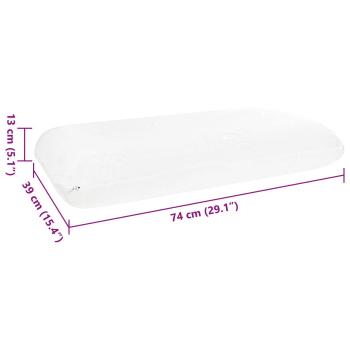 Schlafkissen Uni 74 x 39 x 13 cm