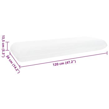 Schlafkissen Uni 70 x 36 x 13 cm