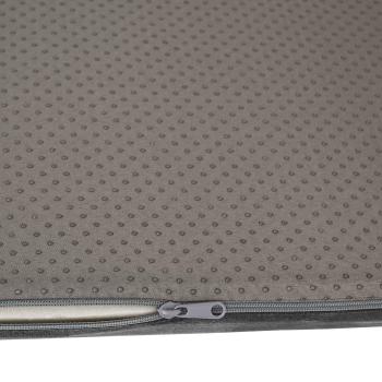 Fußstützenkissen Uni Grau