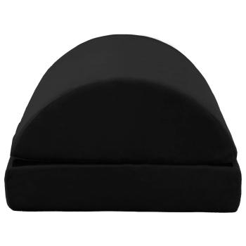 Fußstützenkissen Uni Schwarz