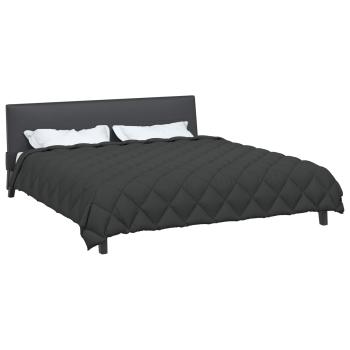 Winterbettdecke Anthrazit 220 x 200 cm Mikrofaser