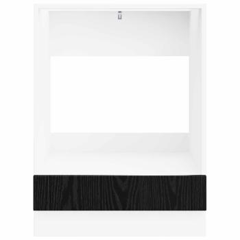 Küchenschrank Schwarz Eichen-Optik 60 x 46 x 81,5 cm