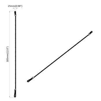 Kletterseil Braun 305 cm Nylon