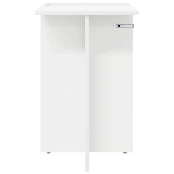 Beistelltisch Weiß 35 x 40 x 55 cm Holzwerkstoff