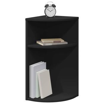 Beistelltisch Schwarz 29,6 x 29,6 x 60 cm Holzwerkstoff