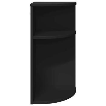 Beistelltisch Schwarz 29,6 x 29,6 x 60 cm Holzwerkstoff