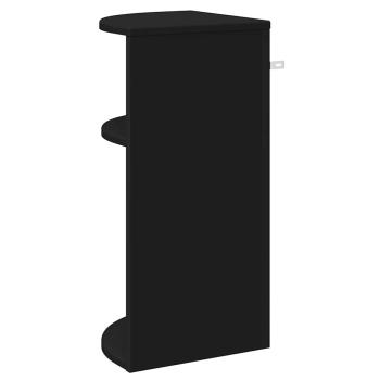 Beistelltisch Schwarz 29,6 x 29,6 x 60 cm Holzwerkstoff