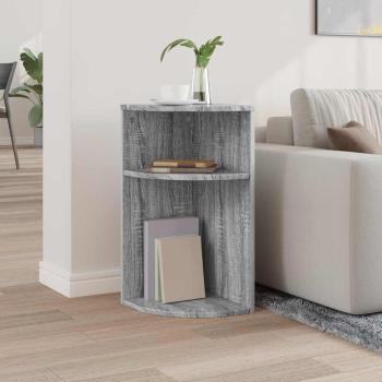 ARDEBO.de - Beistelltisch Graues Sonoma 29,6 x 29,6 x 60 cm Holzwerkstoff