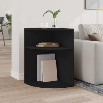 Beistelltisch Schwarz 39,7 x 39,7 x 60 cm Holzwerkstoff