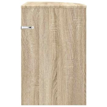 Beistelltisch Sonoma-Eiche 39,7 x 39,7 x 60 cm Holzwerkstoff