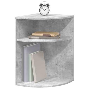 Beistelltisch Beton Grau 39,7 x 39,7 x 60 cm Holzwerkstoff