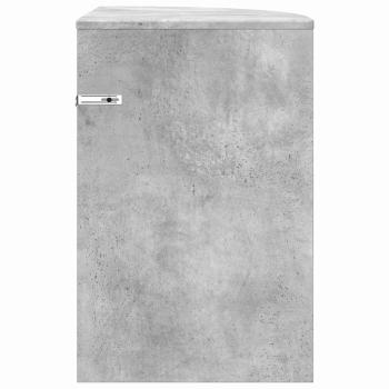 Beistelltisch Beton Grau 39,7 x 39,7 x 60 cm Holzwerkstoff