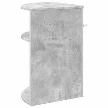 Beistelltisch Beton Grau 39,7 x 39,7 x 60 cm Holzwerkstoff
