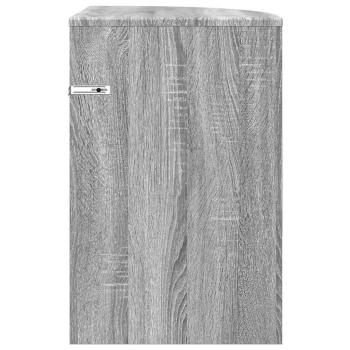 Beistelltisch Graues Sonoma 39,7 x 39,7 x 60 cm Holzwerkstoff