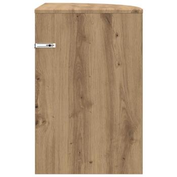 Beistelltisch Artisan-Eiche 39,7 x 39,7 x 60 cm Holzwerkstoff