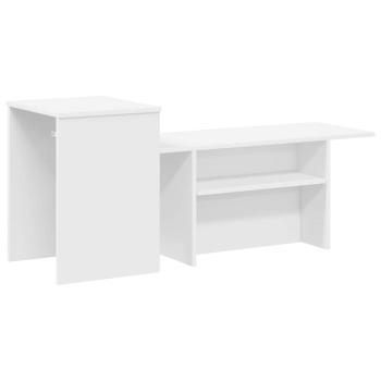 Konsolentisch Weiß 80 x 50 x 225 cm Holzwerkstoff