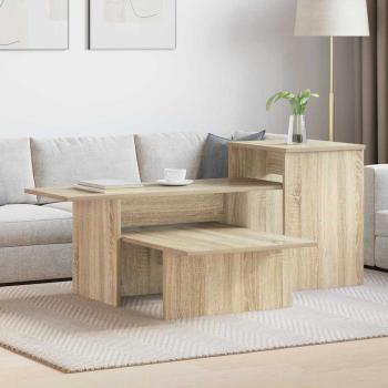 ARDEBO.de - Konsolentisch Sonoma-Eiche 80 x 50 x 225 cm Holzwerkstoff