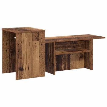 Konsolentisch Altholz 80 x 50 x 225 cm Holzwerkstoff