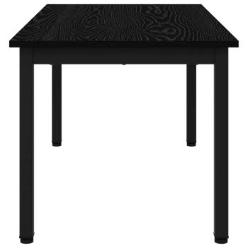 Couchtisch Schwarz Eichen-Optik 100 x 50 x 45 cm Holzwerkstoff