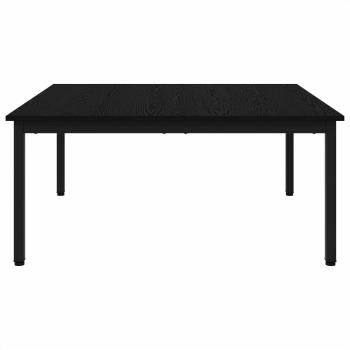 Couchtisch Schwarz Eichen-Optik 100 x 100 x 45 cm Holzwerkstoff