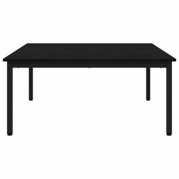 Couchtisch Schwarz Eichen-Optik 100 x 100 x 45 cm Holzwerkstoff