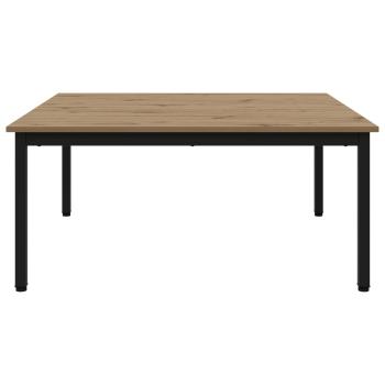 Couchtisch Kunsthandwerk Eiche 100 x 100 x 45 cm Holzwerkstoff