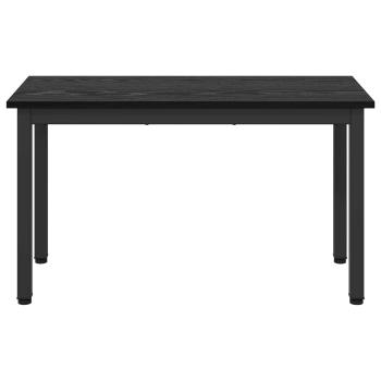 Bank Schwarz Eichen-Optik 80 x 35 x 45 cm Holzwerkstoff