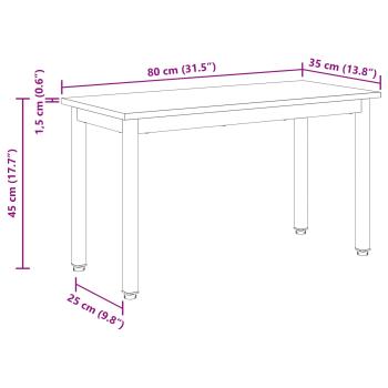 Bank Altholz 80 x 35 x 45 cm Holzwerkstoff