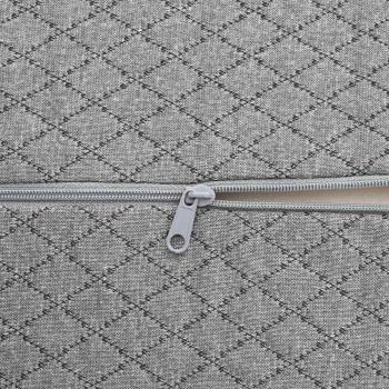Beinkissen Geometrisch Grau 52 x 20 x 11 cm Viscoschaum