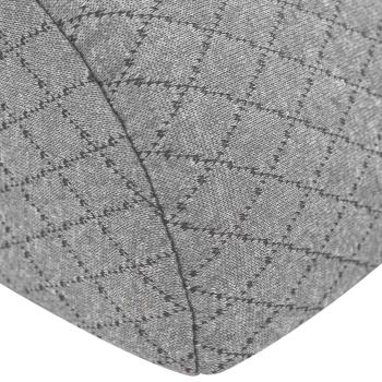 Beinkissen Geometrisch Grau 52 x 20 x 11 cm Viscoschaum