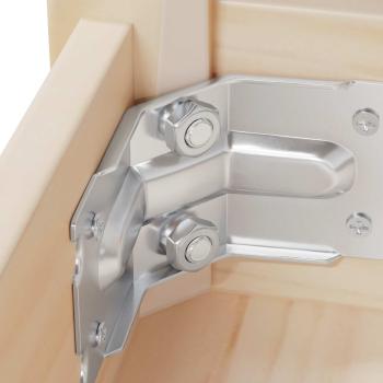 Sechskantmuttern 3600 pcs Silber Eisen