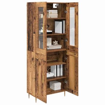Highboard 2 pcs Altholz 69,5 x 34 x 180 cm Holzwerkstoff